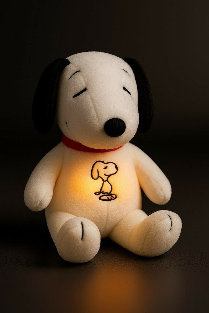 Perro de peluche que respira y relaja